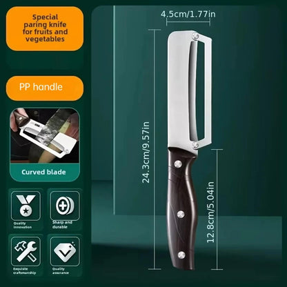 Elevate Your Cooking with Our Stainless Steel Vegetable Peeler Featuring a Comfortable Wooden Handle – Perfect for Effortless Peeling and Slicing!