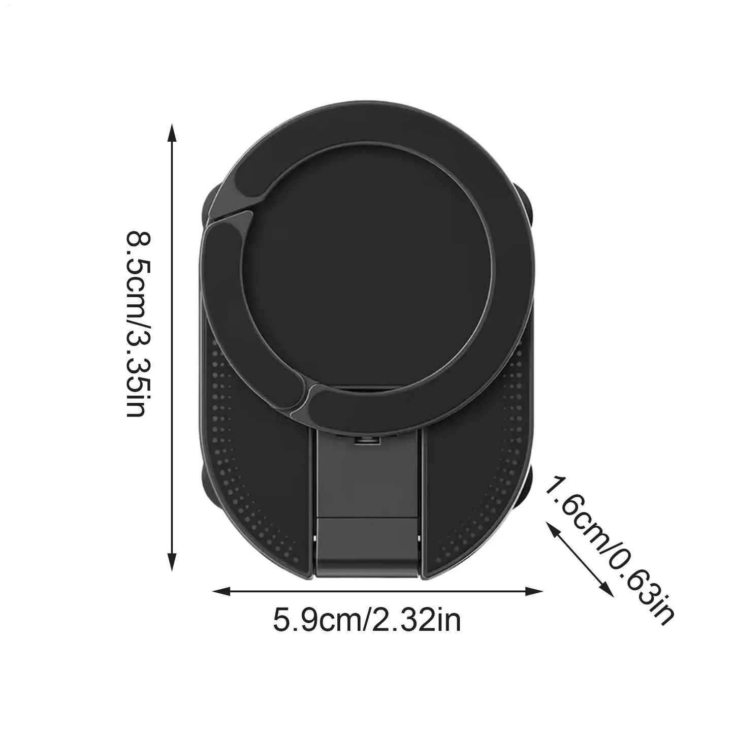 Revolutionary 360-Degree Magnetic Phone Mount - Your Ultimate Dashboard Companion for Effortless One-Handed Use at Home and in the Car