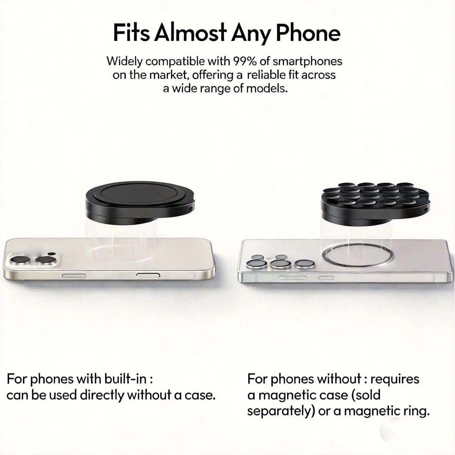 Revolutionary 360-Degree Magnetic Phone Mount - Your Ultimate Dashboard Companion for Effortless One-Handed Use at Home and in the Car