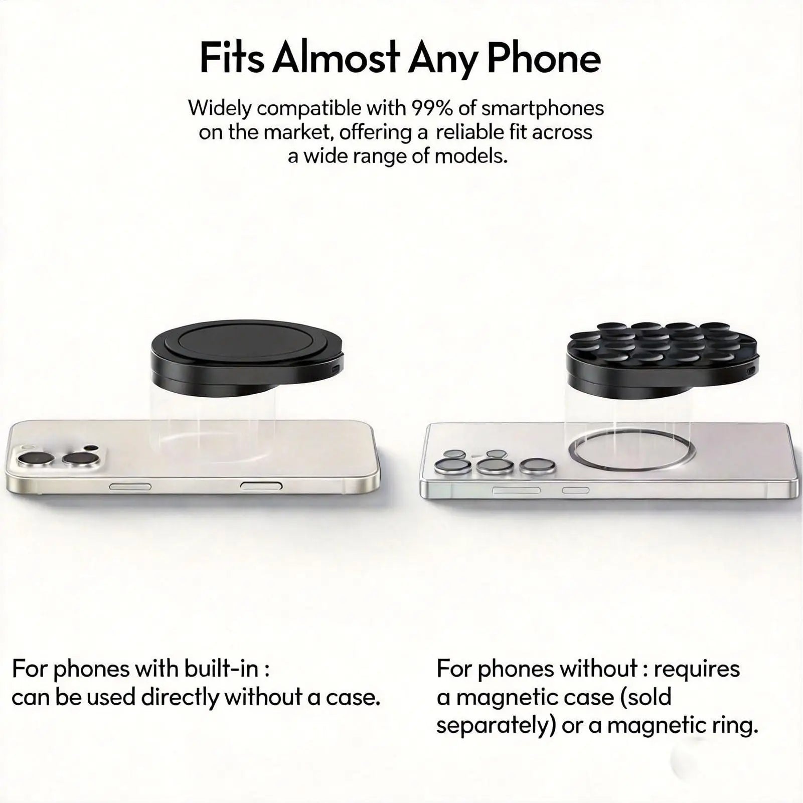 Revolutionary 360-Degree Magnetic Phone Mount - Your Ultimate Dashboard Companion for Effortless One-Handed Use at Home and in the Car