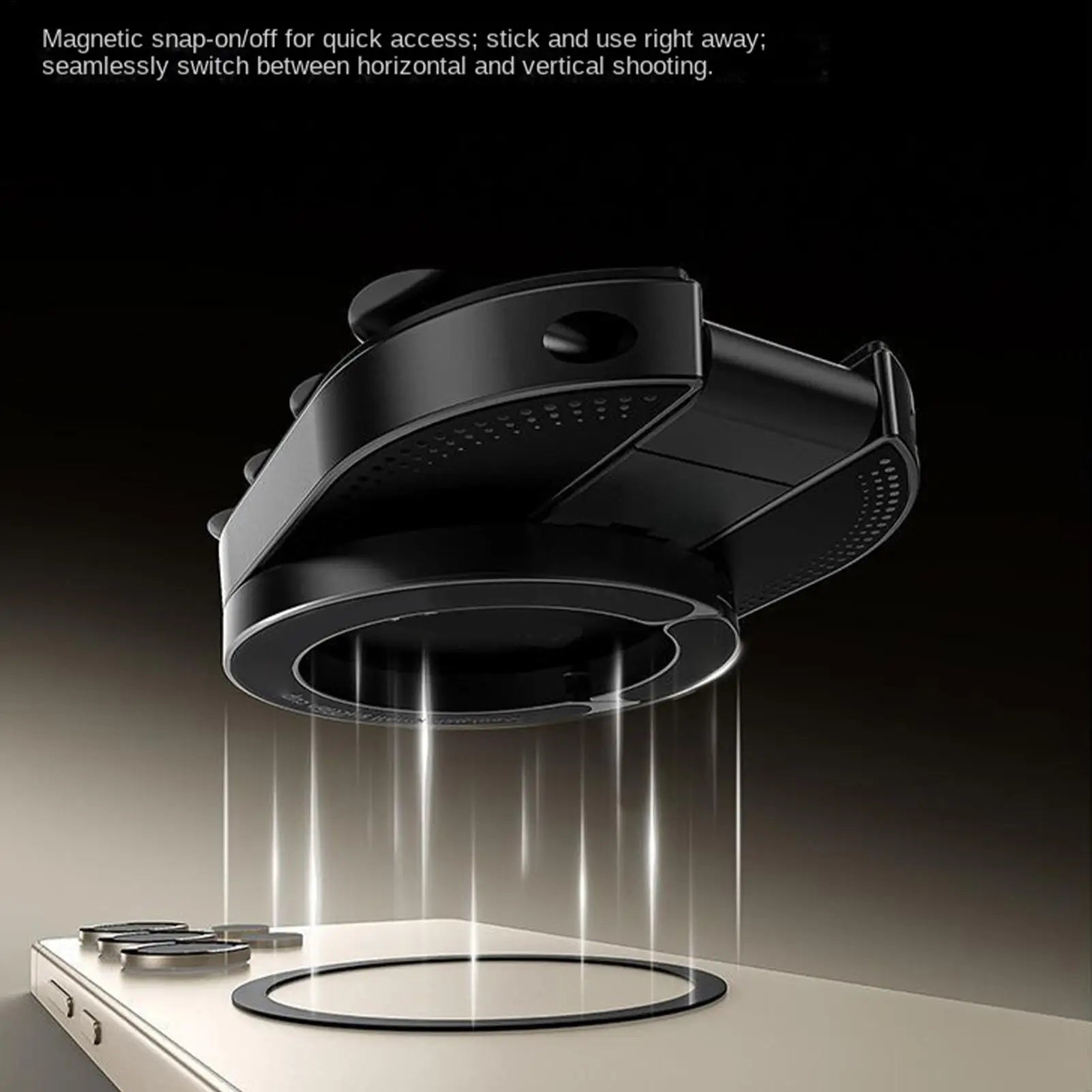 Revolutionary 360-Degree Magnetic Phone Mount - Your Ultimate Dashboard Companion for Effortless One-Handed Use at Home and in the Car