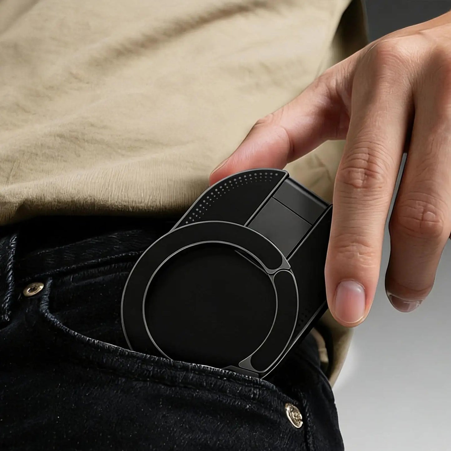 Revolutionary 360-Degree Magnetic Phone Mount - Your Ultimate Dashboard Companion for Effortless One-Handed Use at Home and in the Car