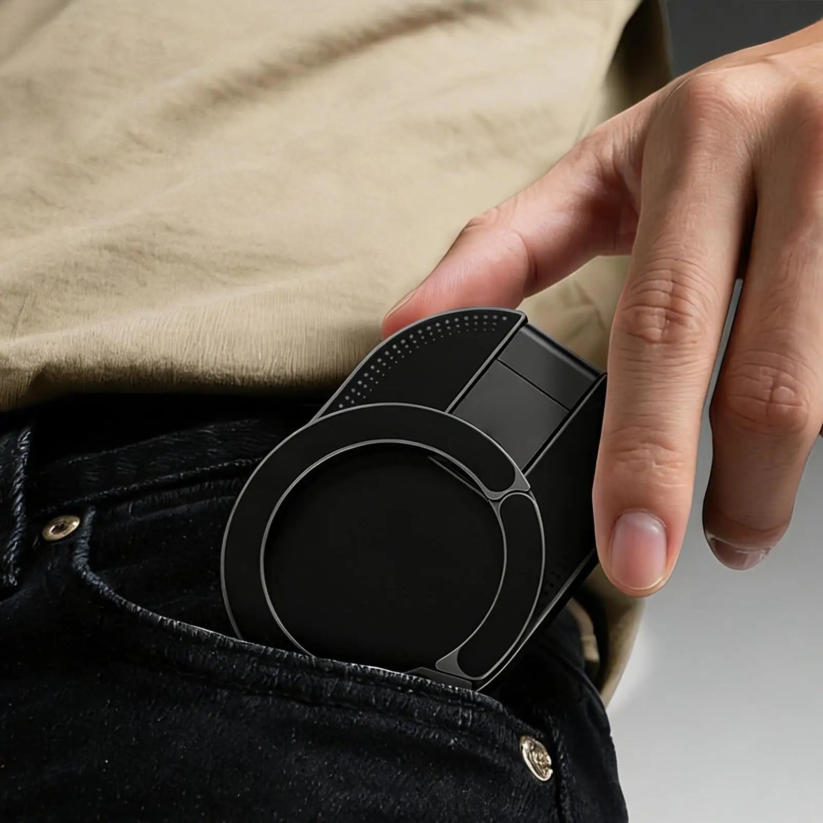 Revolutionary 360-Degree Magnetic Phone Mount - Your Ultimate Dashboard Companion for Effortless One-Handed Use at Home and in the Car