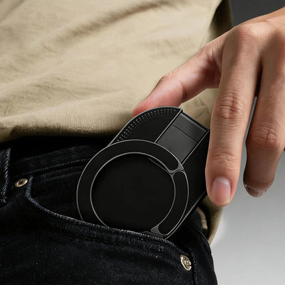 Revolutionary 360-Degree Magnetic Phone Mount - Your Ultimate Dashboard Companion for Effortless One-Handed Use at Home and in the Car