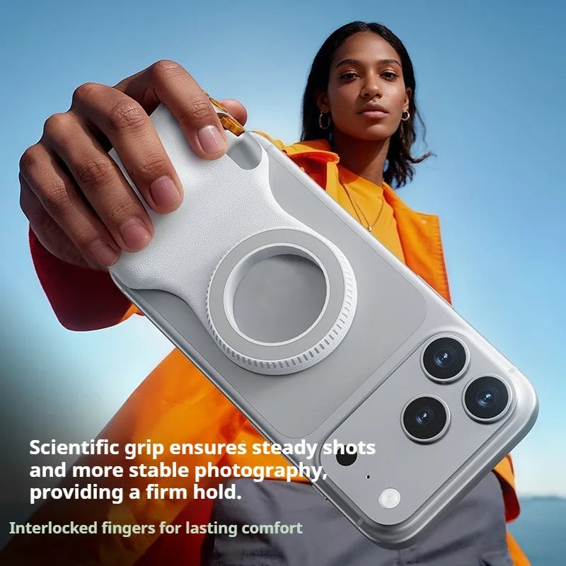 Elevate Your Mobile Photography with the Magnetic Camera Assistant – DSLR Style Grip for iPhone & Android