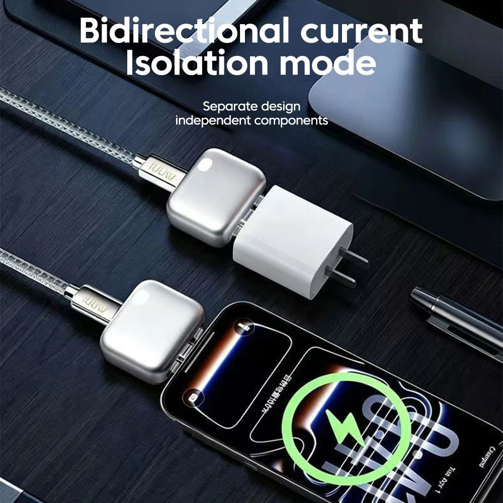 Experience Lightning-Fast Charging with the 140W PD Fast Charger Splitter - Perfect for iPhone 17 and Samsung Devices!