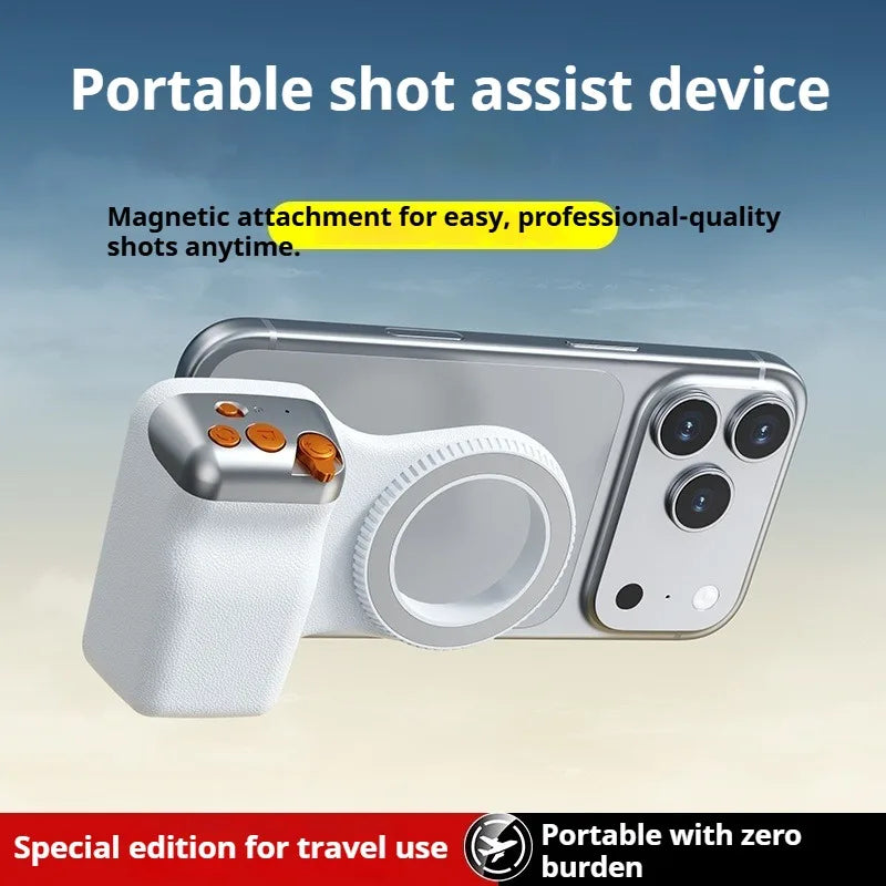 Elevate Your Mobile Photography with the Magnetic Camera Assistant – DSLR Style Grip for iPhone & Android