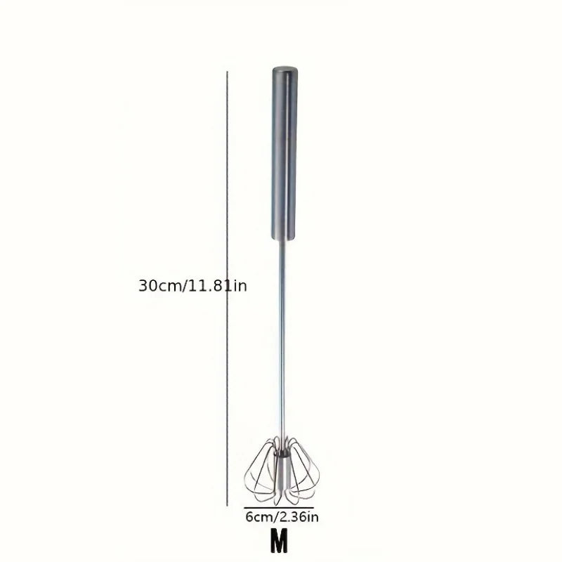 Revolutionize Your Baking with the Ultimate Stainless Steel Semi-Automatic Egg Beater - Effortless Mixing Awaits!