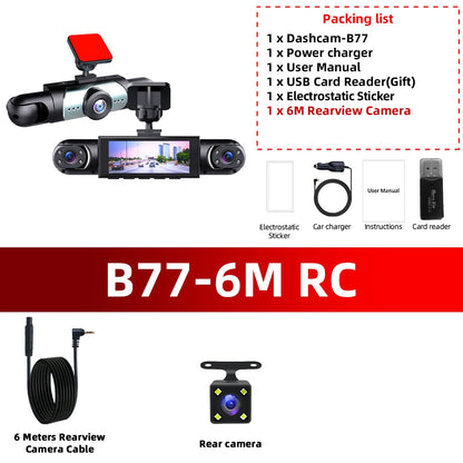 Revolutionary 1080P Four-Channel Dash Cam with Exceptional Night Vision and 24/7 Parking Protection