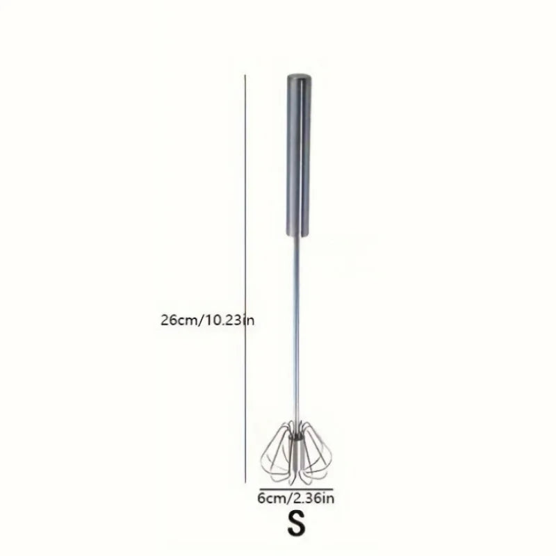 Revolutionize Your Baking with the Ultimate Stainless Steel Semi-Automatic Egg Beater - Effortless Mixing Awaits!