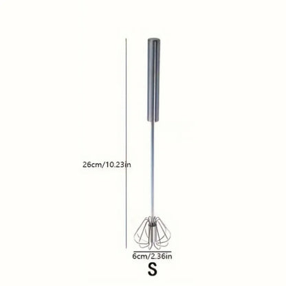 Revolutionize Your Baking with the Ultimate Stainless Steel Semi-Automatic Egg Beater - Effortless Mixing Awaits!