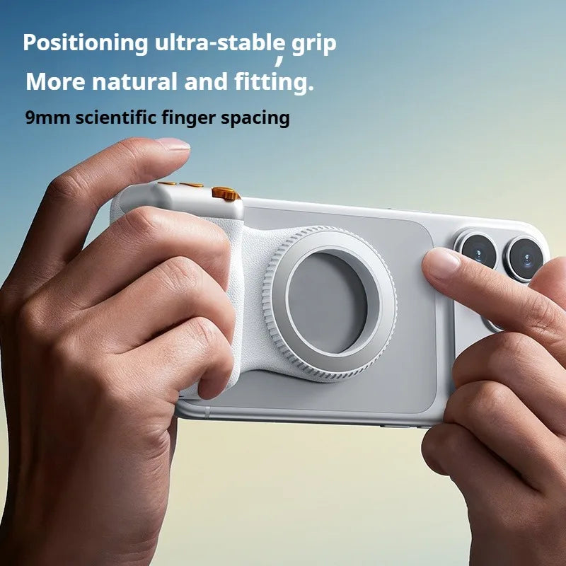 Elevate Your Mobile Photography with the Magnetic Camera Assistant – DSLR Style Grip for iPhone & Android