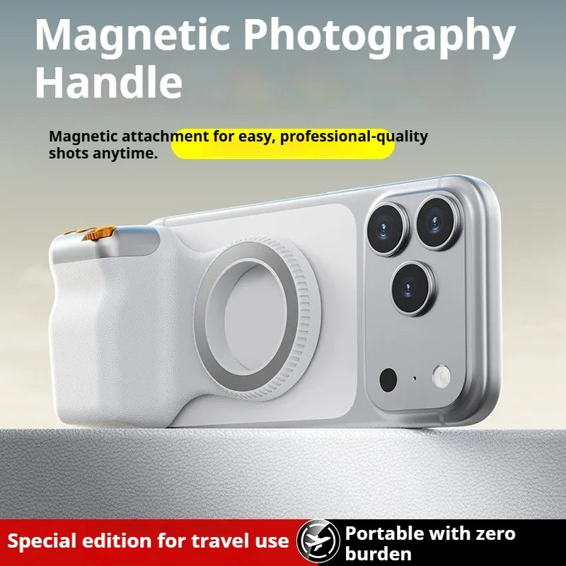 Elevate Your Mobile Photography with the Magnetic Camera Assistant – DSLR Style Grip for iPhone & Android