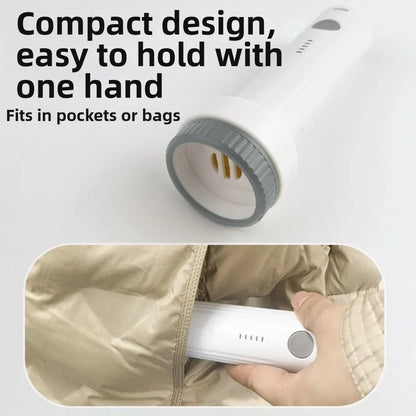 New Rechargeable Electric Vacuum Pump, Portable Storage Bag Accessories, Mini Vacuum Bag, Suction Pump, Travel Air Pump