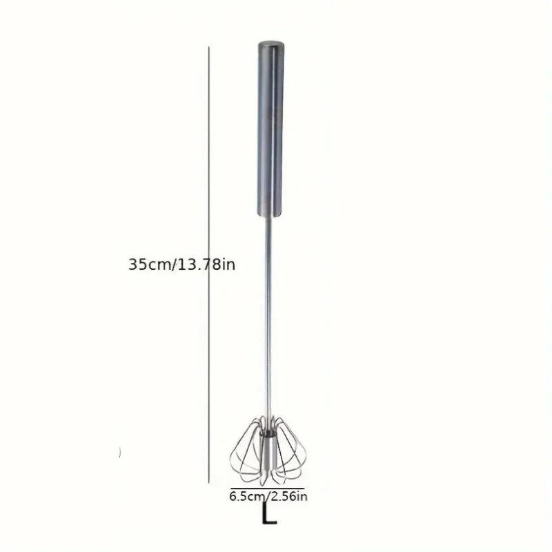 Revolutionize Your Baking with the Ultimate Stainless Steel Semi-Automatic Egg Beater - Effortless Mixing Awaits!