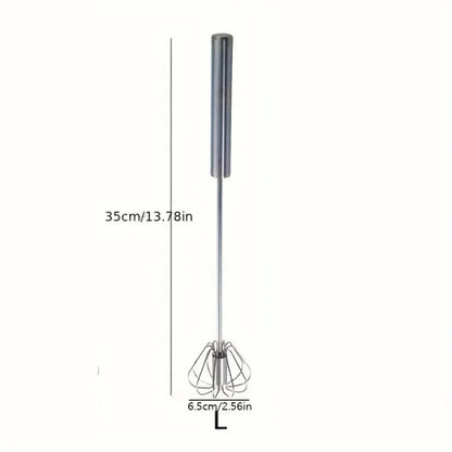 Revolutionize Your Baking with the Ultimate Stainless Steel Semi-Automatic Egg Beater - Effortless Mixing Awaits!